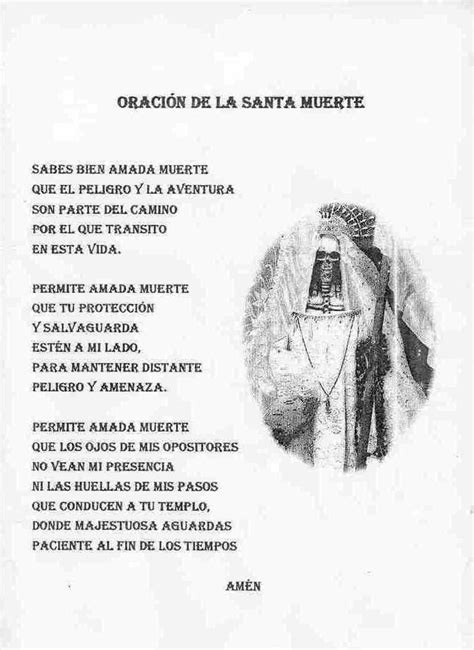 Oraciones Poderosas De La Santa Muerte