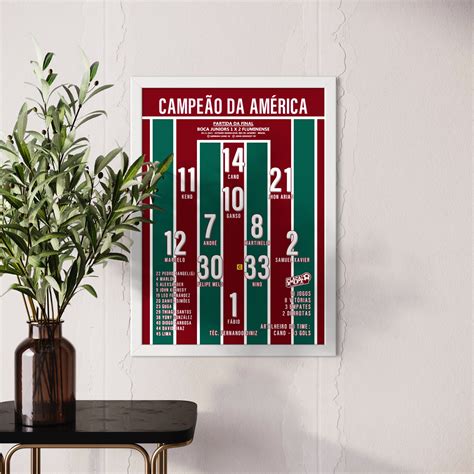 Quadro Escala O Final Campe O Da Am Rica Placasfut Itens