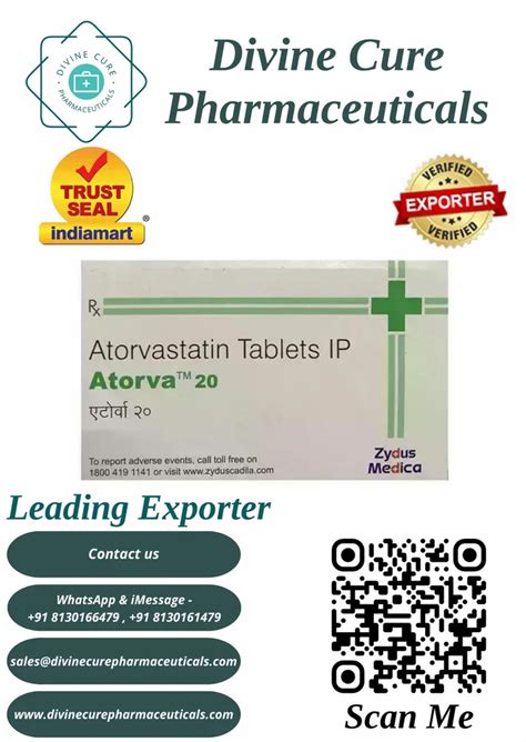 Atorvastatin 20 Mg Tablets At ₹ 300stripe In Ghaziabad Id 2853216376248