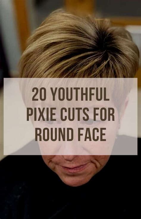 17 Youthful Pixie Cuts For Round Faces Over 50