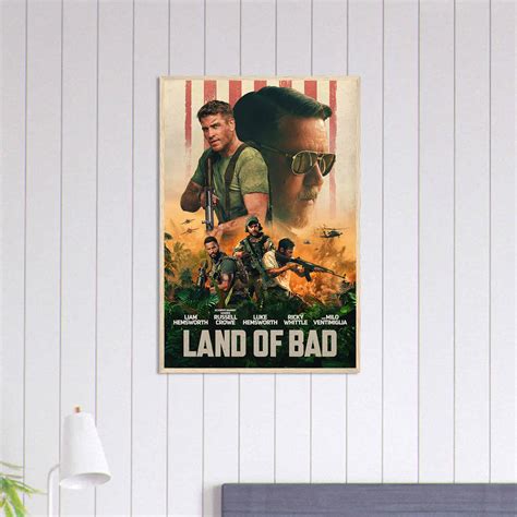 Land of Bad Movie Poster, Land of Bad (2024) Poster for Gift - Citiesbox