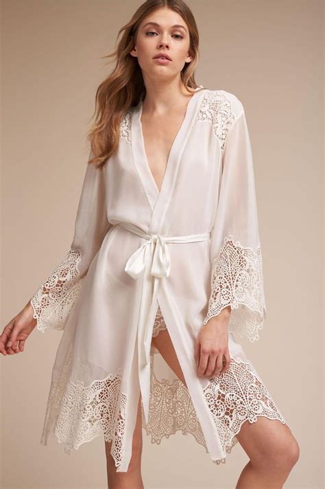 Bhldn Vilmena Robe Bride Lingerie Wedding Night Lingerie Honeymoon