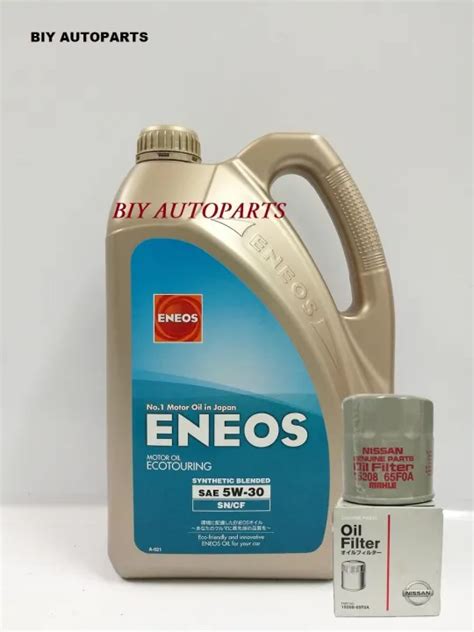 Engine Oil Set Eneos Eco Touring W L Synthtic Blended