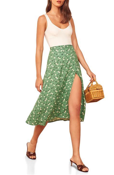 Reformation Betty Print Wrap Skirt Nordstrom Fashion Clothes Women Stylish Skirts Fashion