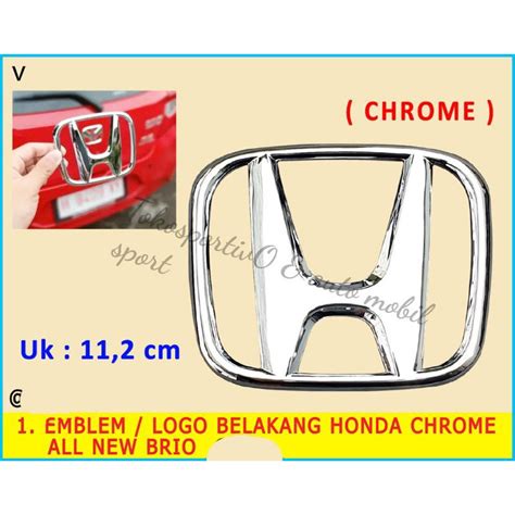 Jual Logo Emblem Lambang Honda All New Brio Buat Pengganti