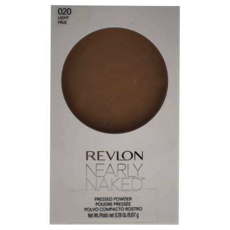 Nearly Naked Pressed Powder 020 Light By Revlon For Women 0 28 Oz