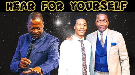 Hear What Prophet Makandiwa Told Prophet Uebert Angel About Uebert