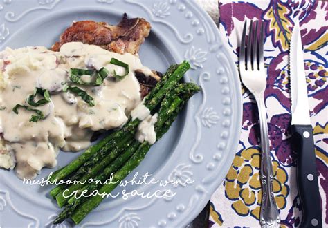 White Wine & Mushroom Cream Sauce - Child of the Wild Blue Yonder
