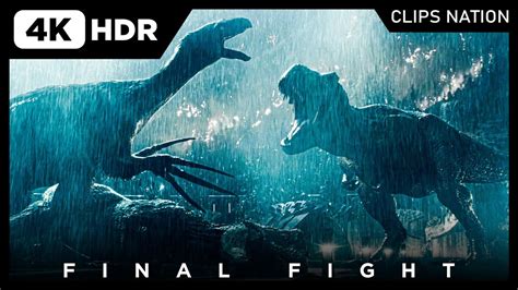 T Rex Vs Giganotosaurus Jurassic World Dominion 2022 4k Hdr