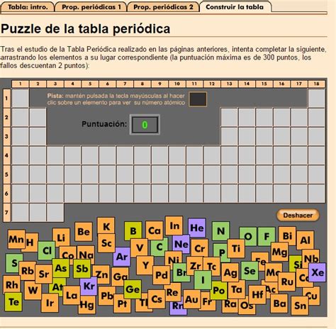 Cinco juegos online para aprender la tabla periódica