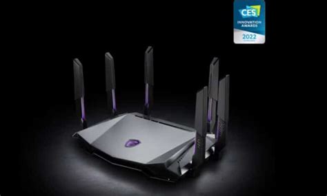 Msi Radix Axe Wifi E Tri Band Gaming Router Unveiled