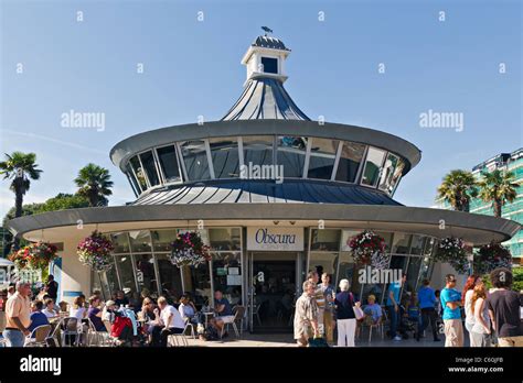 Cafe Obscura Round Building Bournemouth Uk Stock Photo Alamy