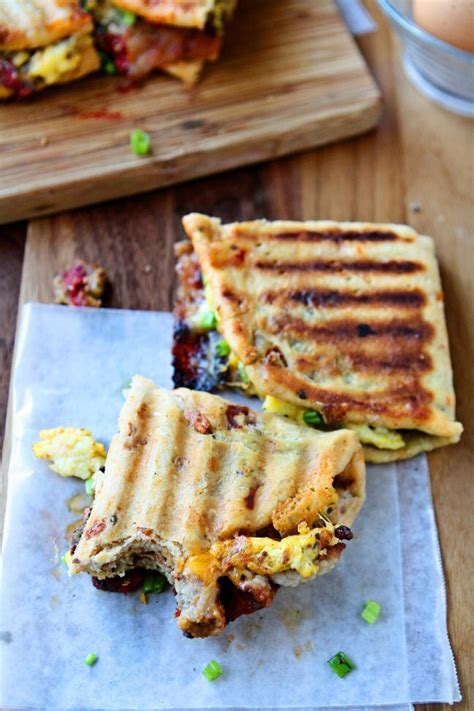 Breakfast Panini (Fast!) | Breakfast panini, Food, Breakfast brunch recipes