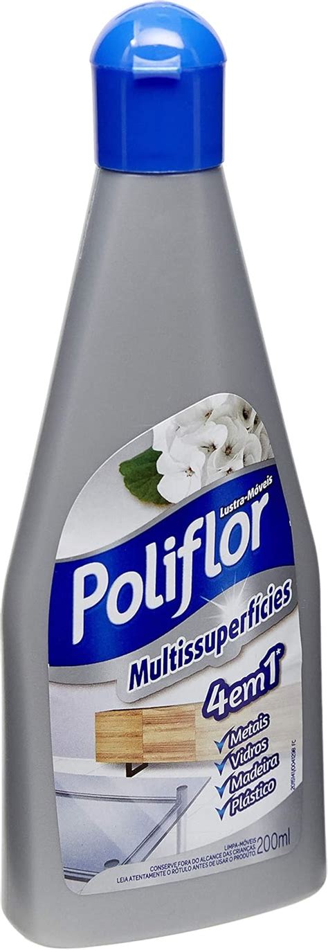 Lustra Móveis Poliflor Original 200ml Amazon br