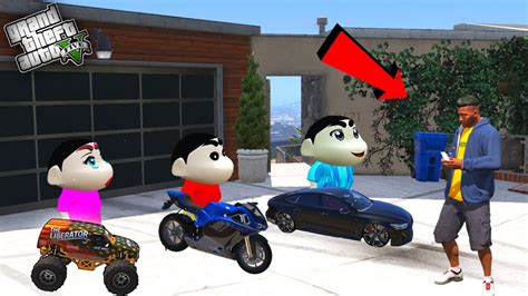 GTA 5 Franklin Gifting New Remote Control Car To Shinchan Pinchan