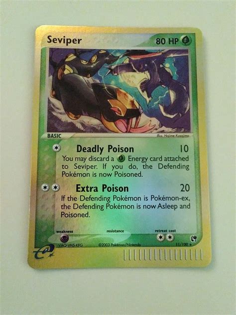 Pokemon Seviper Card