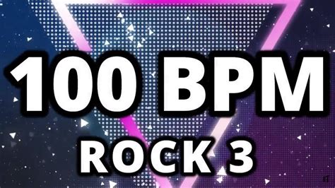 100 BPM Rock 3 4 4 Drum Track Metronome Drum Beat YouTube