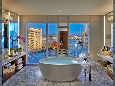 Luxury Vegas Hotel Bathrooms To Get Ready For A Night Out On The Strip