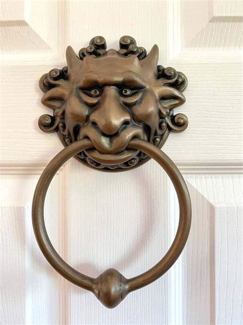 Gargoyle Door Knocker Offbeat Abode And Unique Beats