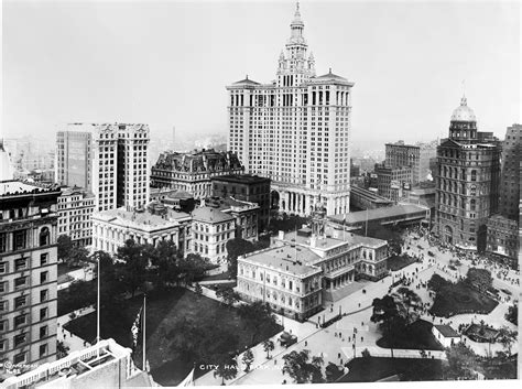 New York City Hall Vintage Photograph 1915