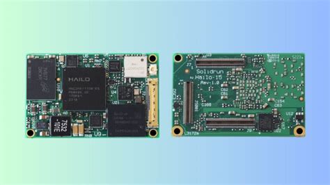 Solidrun Hailo Som New Module With Ai Vision Processor Up To Tops