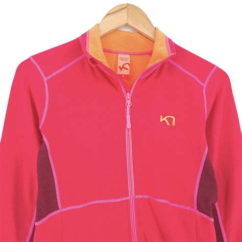 Kari Traa Fleece Jacket Bright Pink Norway Icelandic Womens Size S