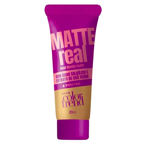 Base Líquida Avon Color Trend Matte Real 330 Q 20ml Shopee Brasil