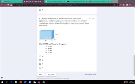 Aplique la definición de la multiplicación de expresiones algebraicas y