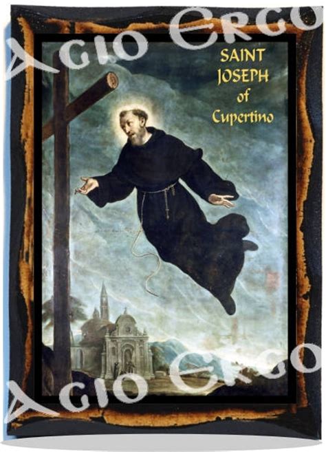 Saint Joseph Of Cupertino Confessor St Joseph Of Cupertino Is Etsy