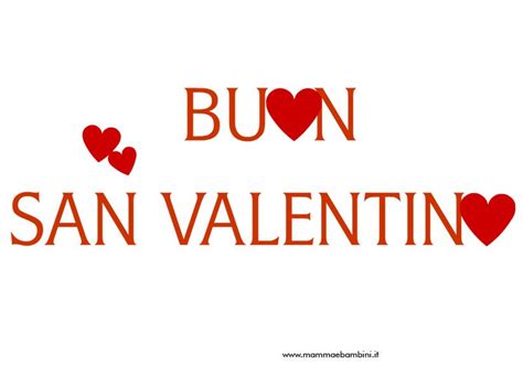 Scritta San Valentino Da Stampare Mamma E Bambini