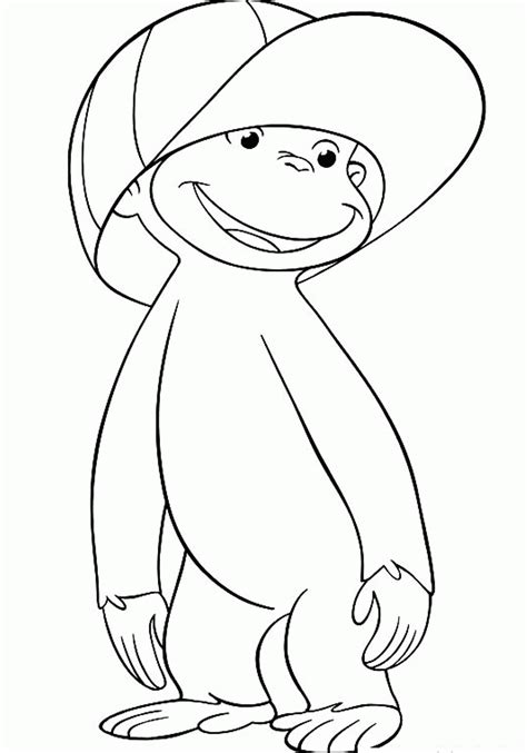 Curious George Coloring Pages To Print - Coloring Home