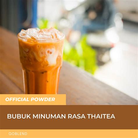 Bubuk Minuman Thai Tea Kg Thai Tea Powder Bubuk Rasa Thai Tea