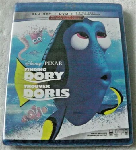 FINDING DORY Disney Pixar Blu Ray Digital HD DVD 2016 NEW