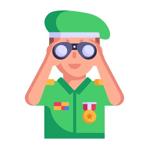 Modern Flat Icon Of Military Binoculars Field Glasses 6369879 Vector Art At Vecteezy