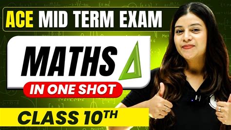 ICSE CLASS 10 MATHS In One Shot Term 1 Ace Marathon Series ICSE