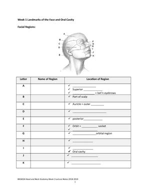 Han Week Lecture Notes Weeks Muscles Of The Head And Neck