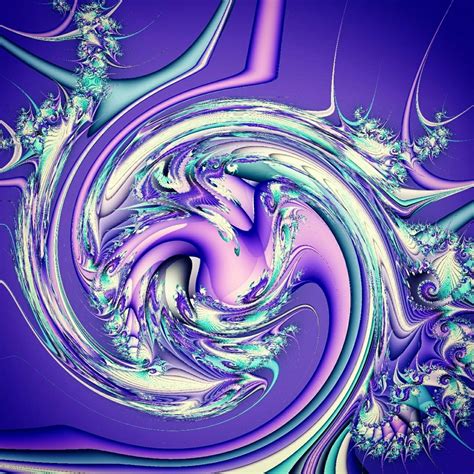 Whirlpool Fractal For Fibonacci Friday By Sequin World Fractal Art