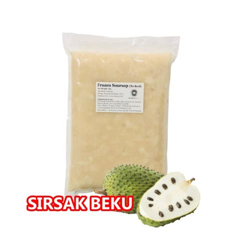 Jual Buah Sirsak Beku Frozen Gr Jakarta Pusat Tropicalbuah