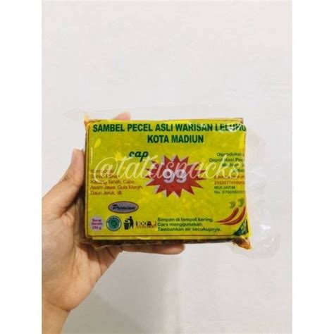 Jual Sambal Pecel Cap Asli Kota Madiun Sambel Pecel Madiun Sambal