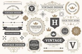 Vintage Sign Frames Graphic By Tartila Stock Creative Fabrica