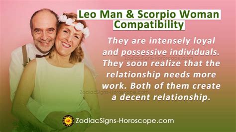 Leo Man And Scorpio Woman Compatibility In Love And Intimacy Zodiacsigns