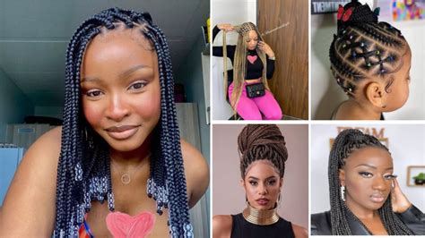 Tendances coiffure africaine tresse mèche en 2023 pagnesphotos