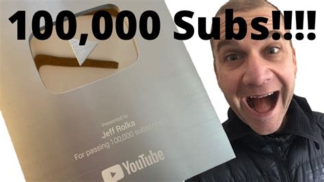 Silver Play Button Unboxing 100k Subscriber Award Thank You