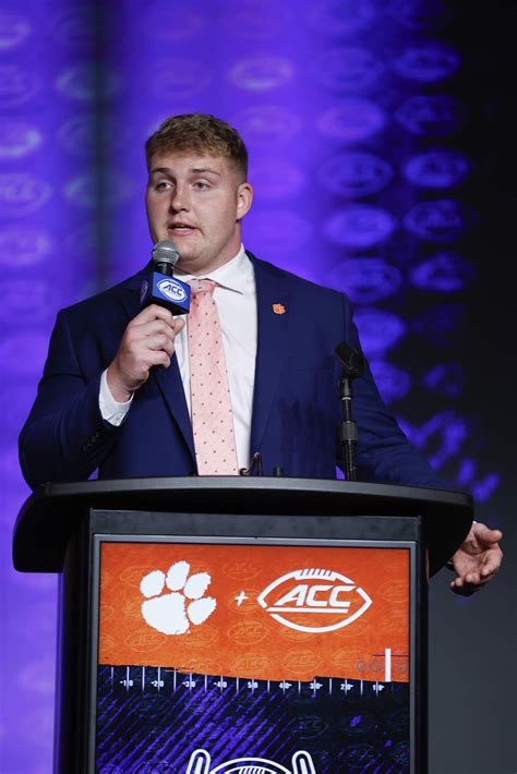 Clemson Football At The 2023 Acc Football Kickoff Clemson Tigers