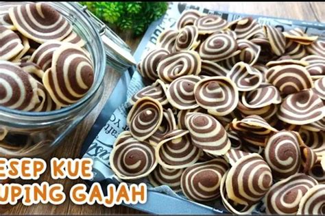 Renyah Kemriyuk Gaes Resep Kue Kuping Gajah Jajanan Tradisional Yang