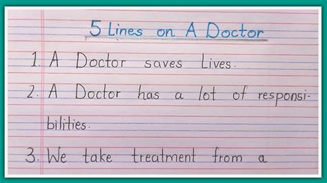 Doctor Lines Essay In English Doctor Essay Lines In English