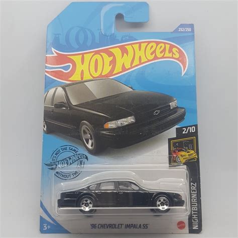 Hot Wheels Rodas Quentes Chevrolet Impala Ss Preto Unidade Shopee Brasil