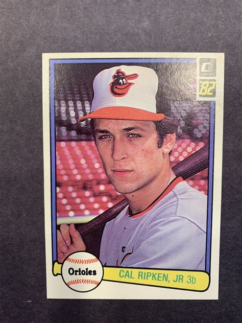 1982 Donruss Cal Ripken Jr Rookie Card 405 Baltimore Orioles HOF Must