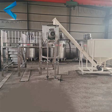 L Horizontal Ribbon Mixer Machine With Square Hopper And Feeder