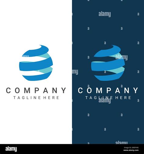 Modern Globe Or Globe Or Global Logo Vector Designworld Logo With